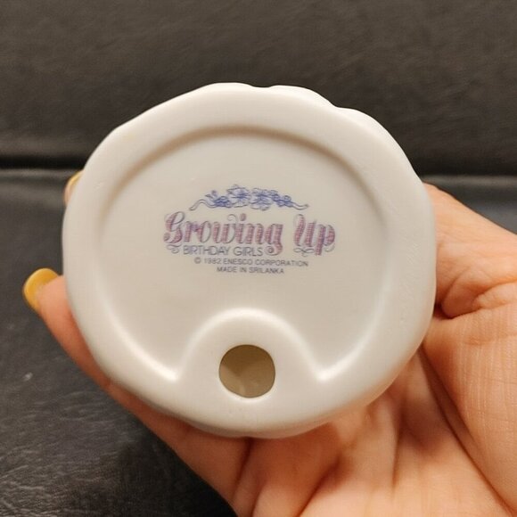 Enesco Growing Up Girls “Brunette Age 9” Porcelain Figurine - Picture 5 of 5